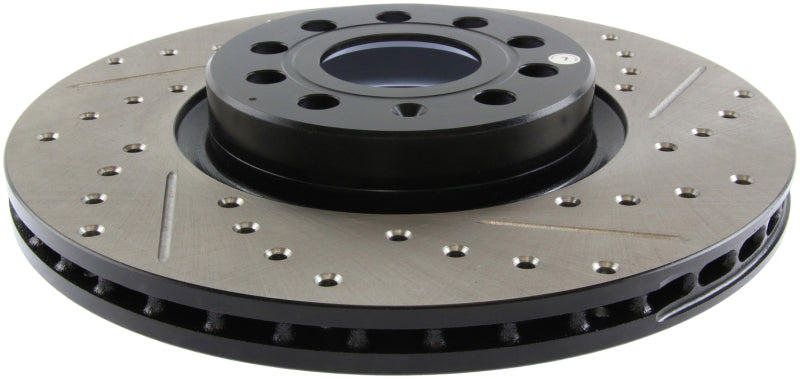 StopTech Slotted & Drilled Sport Brake Rotor Stoptech Brake Rotors - Slot & Drilled  AXOPROS