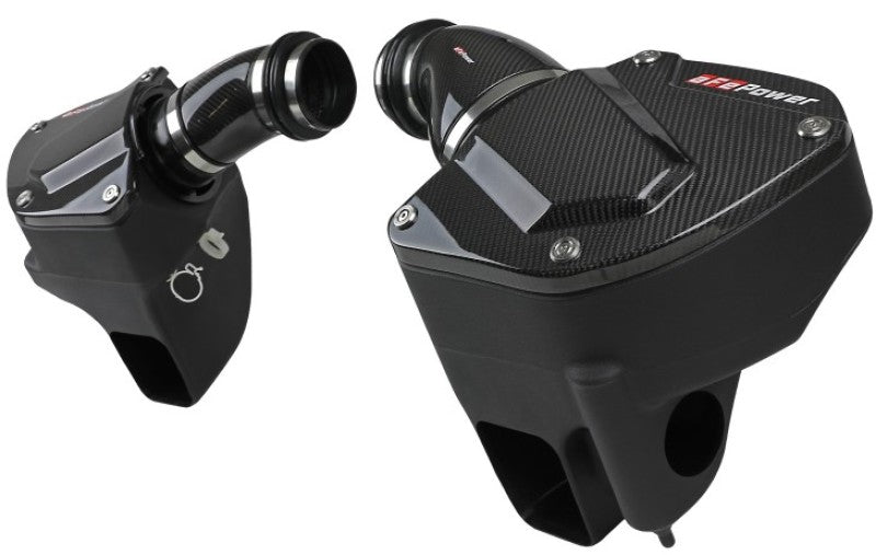aFe Momentum Black Series Carbon Fiber Pro 5R Air Intake System BMW M5 (F90) 18-19 aFe Cold Air Intakes  AXOPROS