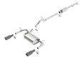 Borla 12-16 Jeep Wrangler 3.6L AT/MT 4DR 4WD S SQ RL AC SR 2.5in 2in TIP 3.5inx3.28in Black Chrome Borla Catback  AXOPROS