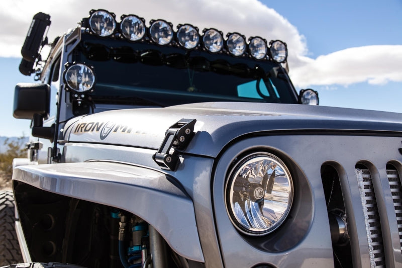 KC HiLiTES 07-18 Jeep JK (Not for Rubicon/Sahara) 7in. Gravity LED DOT Headlight (Pair Pack System) KC HiLiTES Headlights  AXOPROS