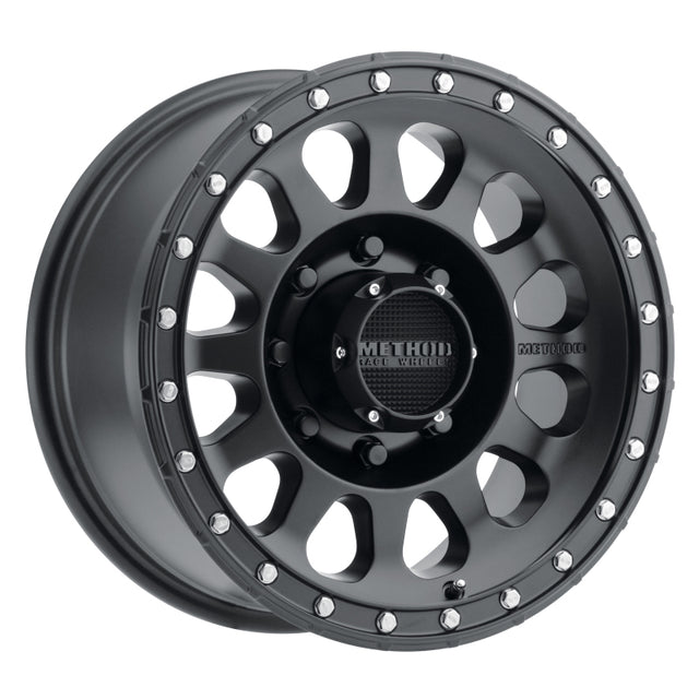 Method MR315 18x9 +18mm Offset 8x170 130.81mm CB Matte Black Wheel Method Wheels Wheels - Cast  AXOPROS