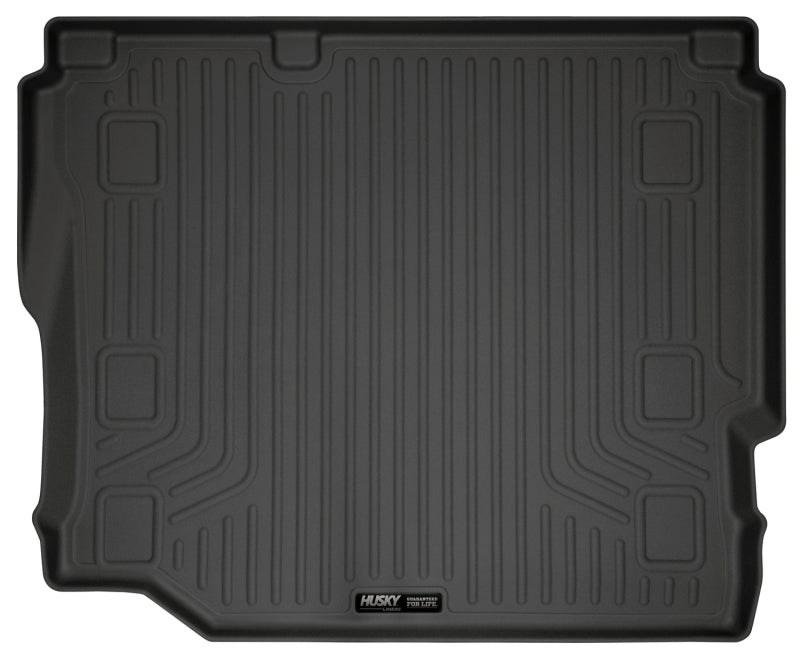 Husky Liners 19-24 Jeep Wrangler JLU WeatherBeater Black Rear Cargo Liner Husky Liners Floor Mats - Rubber  AXOPROS