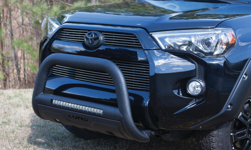 Lund 08-17 Toyota Sequoia Bull Bar w/Light & Wiring - Black LUND Bull Bars  AXOPROS