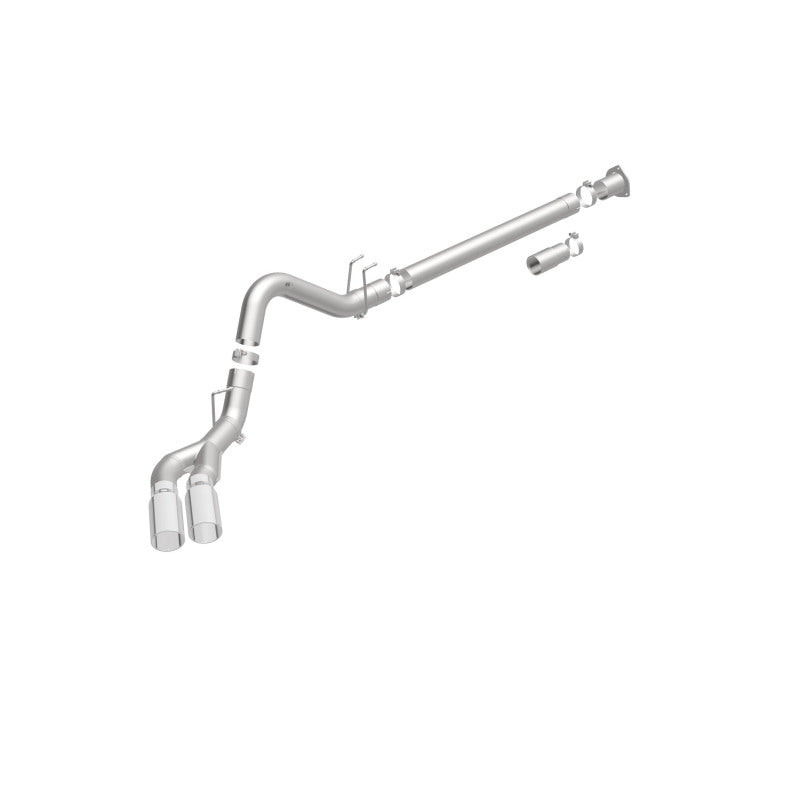 MagnaFlow 08-17 Ford F-250/F-350/F-450 4.6L/6.7 DPF-Back SS 4in Dual Single Passenger Side Rear Exit Magnaflow DPF Back  AXOPROS