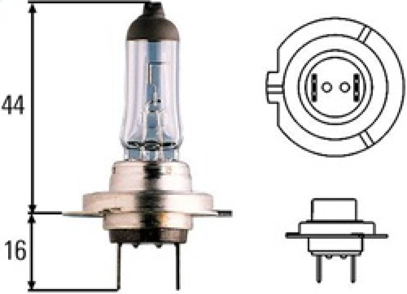 Hella Optilux H7 100W XB Extreme Blue Bulbs (Pair) Hella Bulbs  AXOPROS
