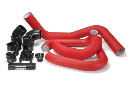 Perrin Performance PERRIN 22-25 Subaru WRX Front Mount Intercooler Boost Tube Kit - Red Intercooler Pipe Kits aftermarket performance part