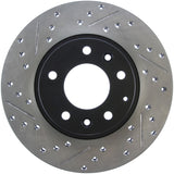 StopTech Slotted & Drilled Sport Brake Rotor Stoptech Brake Rotors - Slot & Drilled  AXOPROS