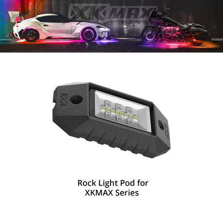XKGLOW XK Glow XKmax RGBW Addressable LED Rock Light Pod Light Bars & Cubes aftermarket performance part