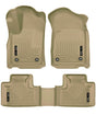 Husky Liners 16-22 Dodge Durango Weatherbeater Tan Front & 2nd Seat Floor Liners Husky Liners Floor Mats - Rubber  AXOPROS
