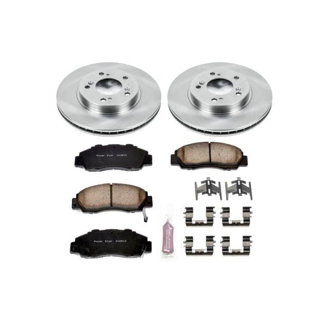 PowerStop Power Stop 97-01 Acura Integra Front Autospecialty Brake Kit Brake Kits - OE aftermarket performance part