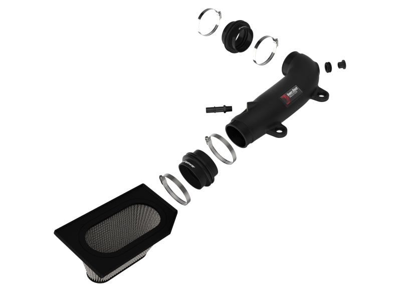 aFe Super Stock Induction System Pro Dry S Media Jeep 18-21 Wrangler JL / 20-21 Gladiator JT V6-3.6L aFe Cold Air Intakes  AXOPROS