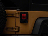 Raxiom 07-18 Jeep Wrangler JK LED Tail Lights- Black Housing (Smoked Lens) Raxiom Tail Lights  AXOPROS
