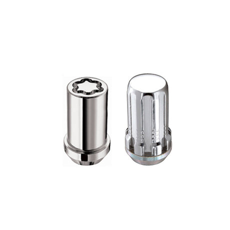 McGard McGard SplineDrive Tuner 5 Lug Install Kit w/Locks & Tool (Cone) 1/2-20 / 13/16 Hex - Chrome Lug Nuts aftermarket performance part