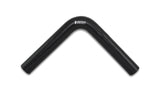 Vibrant 4 Ply Reinforced Silicone Elbow Connector - 1in ID x 8in Leg 90 Deg Elbow (BLACK) Vibrant Silicone Couplers & Hoses  AXOPROS