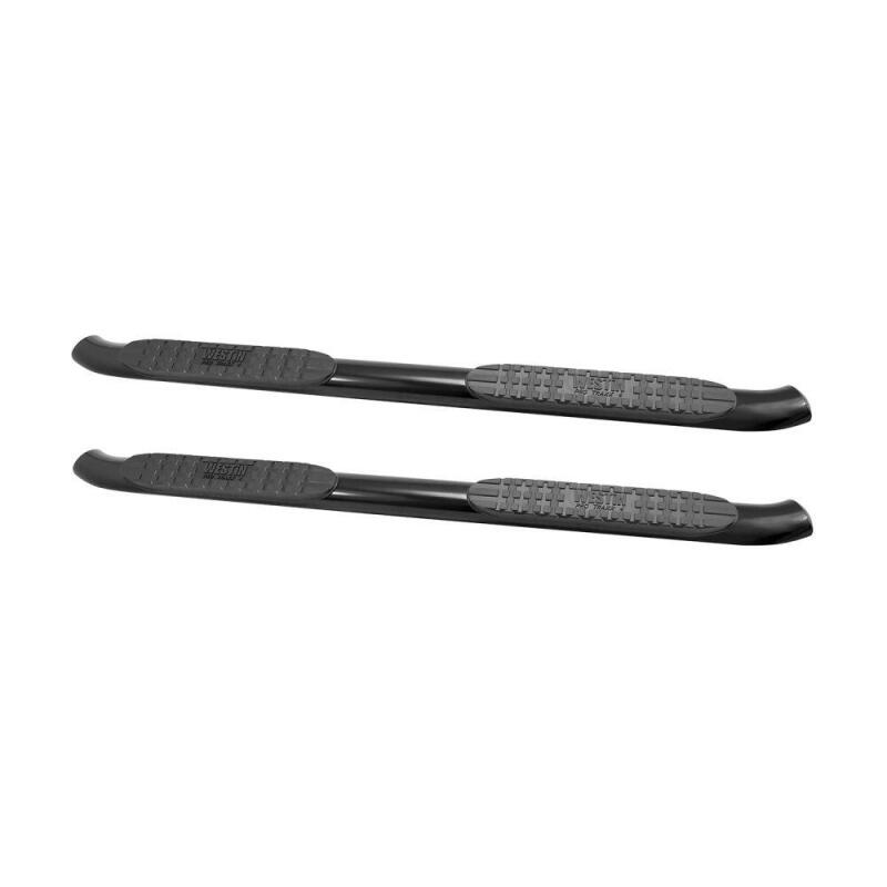 Westin 2015-2018 Ford F-150 SuperCrew PRO TRAXX 4 Oval Nerf Step Bars - Black Westin Nerf Bars  AXOPROS