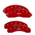 MGP 4 Caliper Covers Engraved Front & Rear MGP Red finish silver ch MGP Caliper Covers  AXOPROS