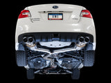 AWE Tuning 2015+ Subaru WRX VA Sedan Touring Edition Exhaust - Chrome Silver Tips (102mm) AWE Tuning Catback  AXOPROS