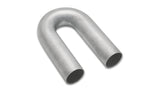 Vibrant 321 Stainless Steel 180 Degree Mandrel Bend 2.50in OD x 3.75in CLR 18 Gauge Wall Thickness Vibrant Steel Tubing  AXOPROS