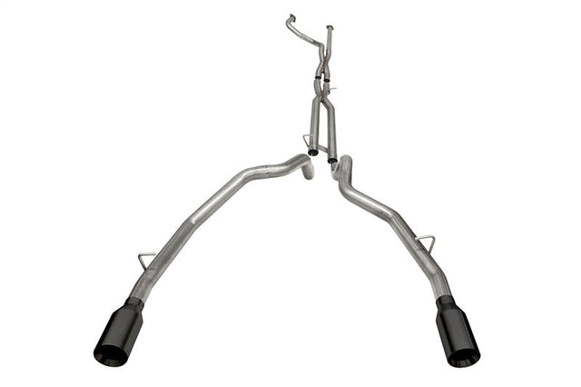 Corsa 2021-2024 Dodge Ram TRX Crew Cab Baja Catback Exhaust Dual Rear Black Tip CORSA Performance Catback  AXOPROS