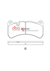 DBA 15-21 Subaru WRX STI Front RP Performance Brake Pads DBA Brake Pads - Racing  AXOPROS