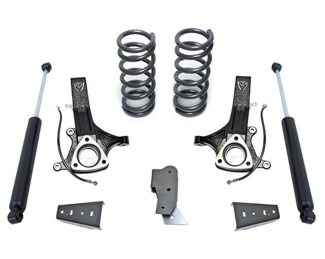 MaxTrac 09-18 RAM 1500 2WD 4.5in/3in MaxPro Spindle Lift Kit w/MaxTrac Shocks Maxtrac Steering Knuckles & Spindles  AXOPROS