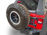 DV8 Offroad 2018+ Jeep Wrangler Tire Carrier DV8 Offroad Chase Racks  AXOPROS