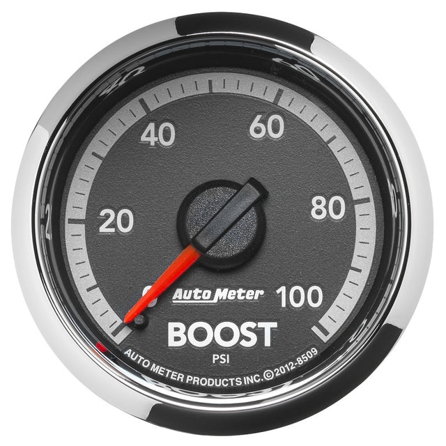 Autometer Gen4 Dodge Factory Match 52.4mm Mechanical 0-100 PSI Boost Gauge AutoMeter Gauges  AXOPROS
