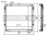 Koyo Toyota 10-13 Tundra 4.6L/07-13 Tundra 5.7L V8 (AT) Racing Radiator *Requires SK-C13* Koyo Radiators  AXOPROS
