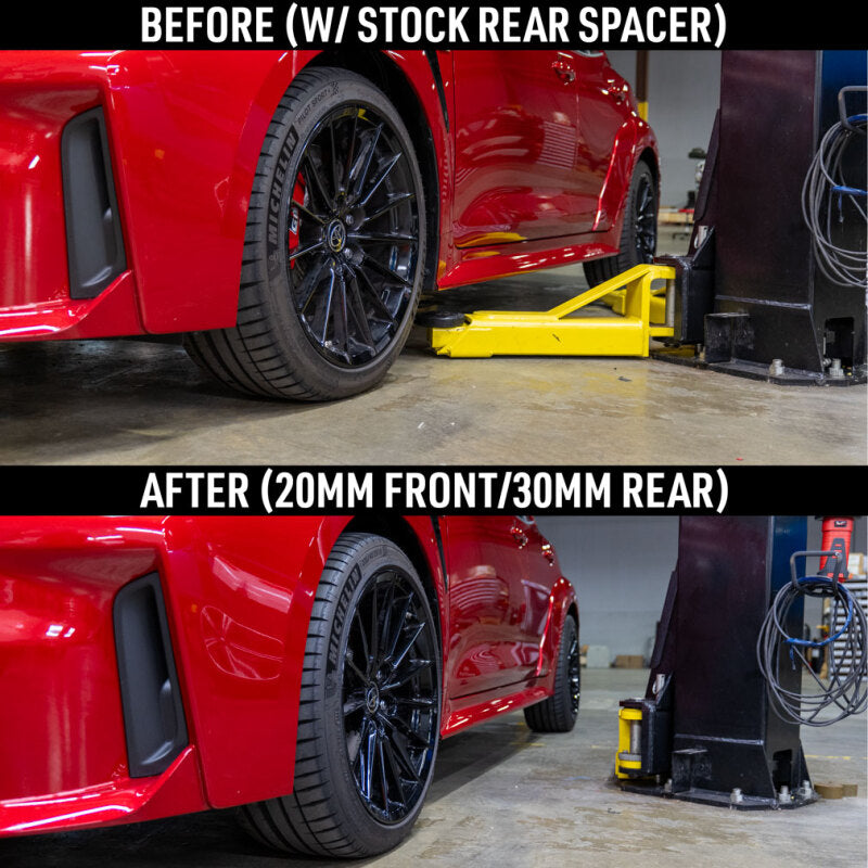 Mishimoto Wheel Spacers - 5x114.3 - 60.1 - 30 - M12 - Black Mishimoto Wheel Spacers & Adapters  AXOPROS