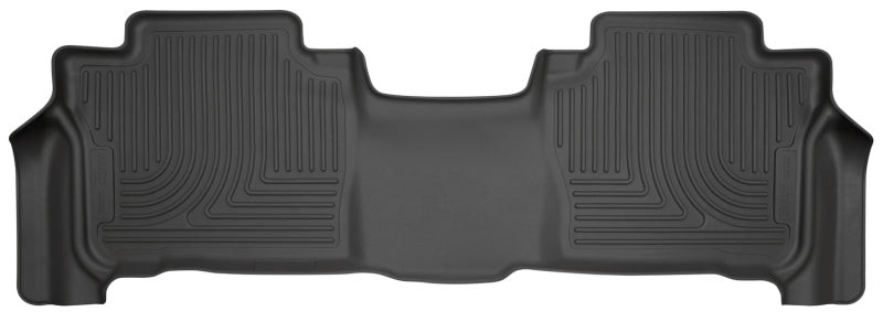 Husky Liners 13-16 Lexus LX570 / 13-16 Toyota Land Cruiser WeatherBeater 2nd Row Black Floor Liners Husky Liners Floor Mats - Rubber  AXOPROS