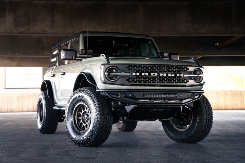 DV8 Offroad 21-22 Ford Bronco Competition Series Front Bumper DV8 Offroad Bumpers - Steel  AXOPROS