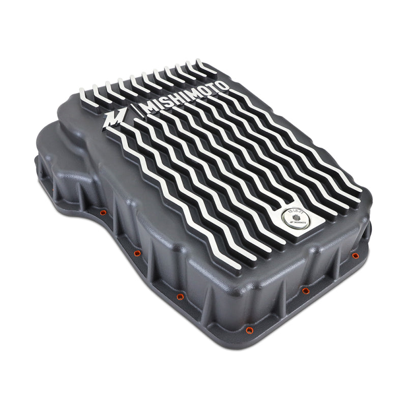 Mishimoto 2007.5 + Ram 6.7L Cummins 68RFE Transmission Pan - Cast - GR Mishimoto Transmission Pans  AXOPROS