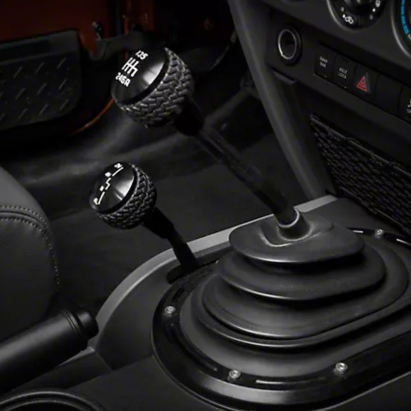 DV8 Offroad 2011-2018 Jeep JK 6-Speed Shift Knob Black DV8 Offroad Shift Knobs  AXOPROS