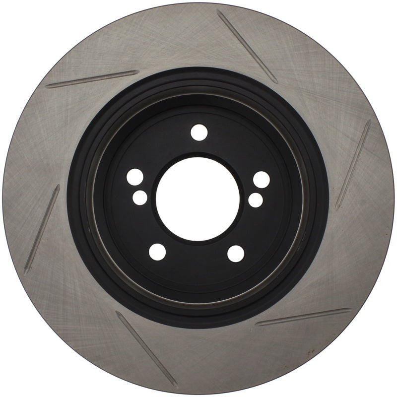 StopTech Power Slot 01-07 BMW M3 (E46) / 00-04 BMW M5 (E39) Rear Right Slotted Rotor Stoptech Brake Rotors - Slotted  AXOPROS