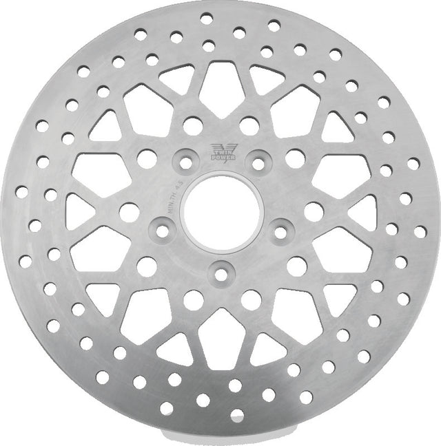 Twin Power 84-17 Big Twin Exc 11.8 and Lug Mount 84-13 XL Front 11.5 Solid Rotor Mesh TwinPower Brake Rotors - OE  AXOPROS