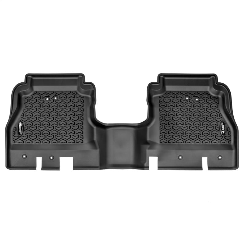 Rugged Ridge Floor Liner Kit Black F/R 20-21 Jeep Gladiator (JT) Rugged Ridge Floor Mats - Rubber  AXOPROS