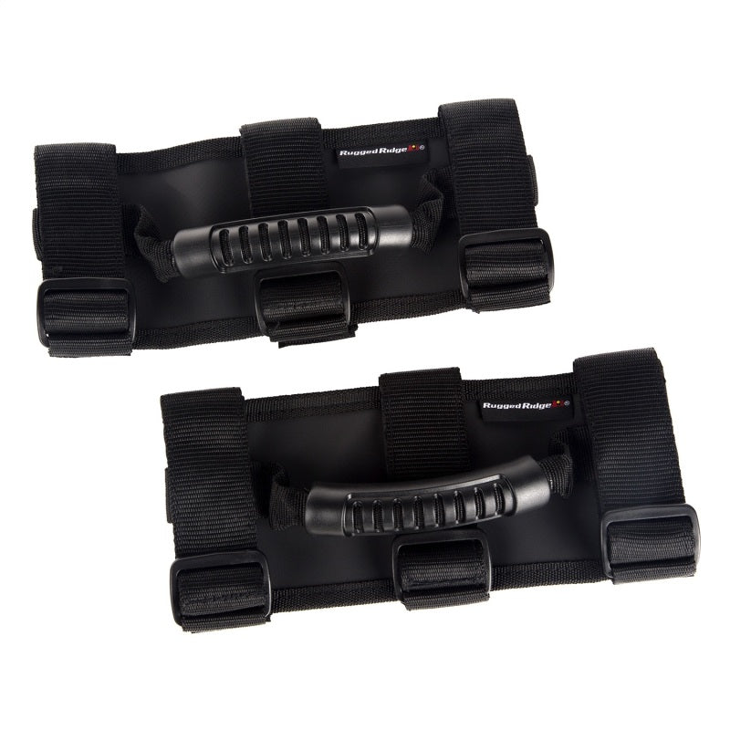 Rugged Ridge Ultimate Grab Handles Black 55-20 CJ/Jeep Wrangler /JT Rugged Ridge Dash & Interior Trim  AXOPROS