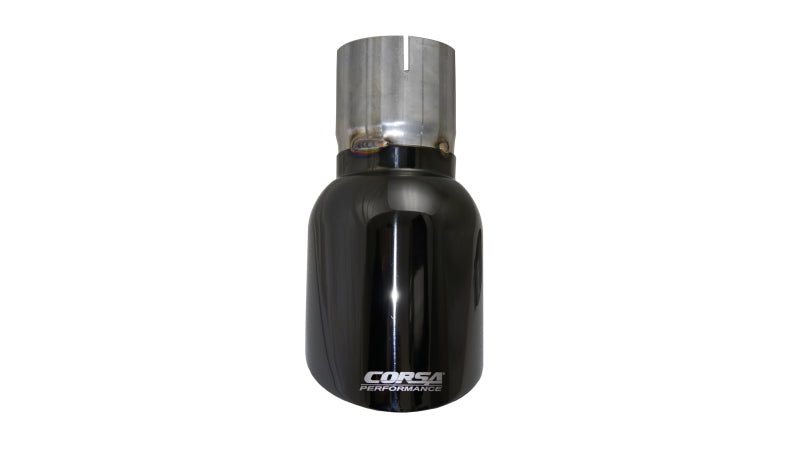 Corsa 2009-2019 Single Universal 3.0in Inlet / 4.5in Outlet Black PVD Pro-Series Tip Kit CORSA Performance Tips  AXOPROS