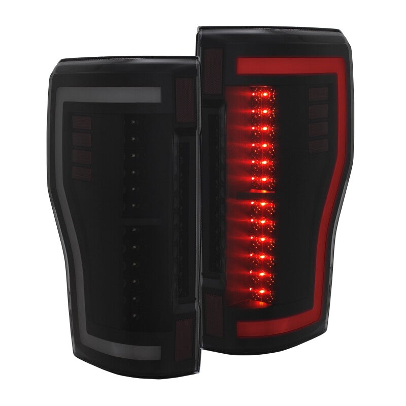 ANZO 2017+ Ford F-250 LED Taillights - Black/Smoke ANZO Tail Lights  AXOPROS