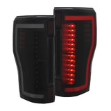 ANZO 2017+ Ford F-250 LED Taillights - Black/Smoke ANZO Tail Lights  AXOPROS