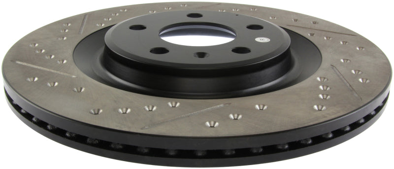 StopTech Slotted & Drilled Sport Brake Rotor Stoptech Brake Rotors - Slot & Drilled  AXOPROS
