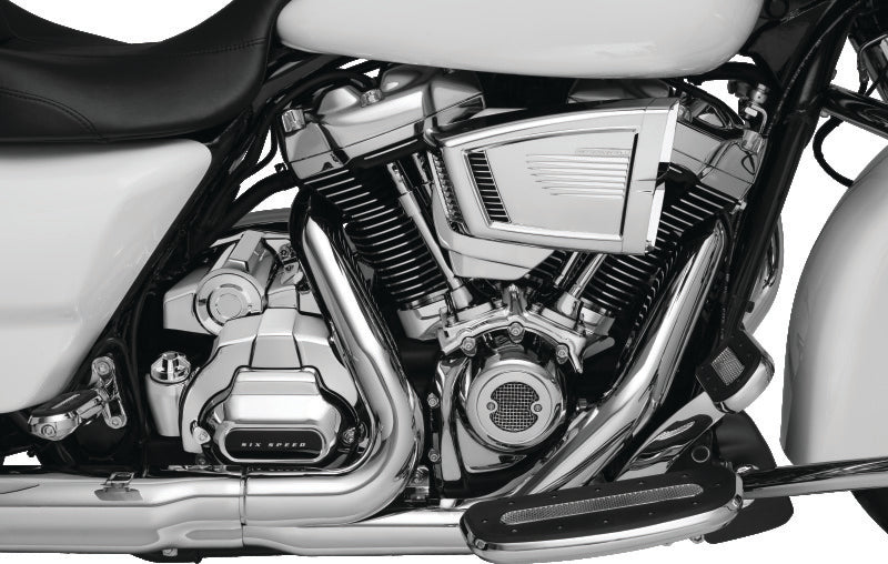 Kuryakyn Servo Cover Milwaukee-8 With Kuryakyn Air Cleaners Black Kuryakyn Air Intake Components  AXOPROS
