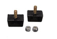 Energy Suspension Univ Blk 7/8in H x 1-7/8in L x 1-3/8in W Low Profile Rectangular Bump Stops (2 ea) Energy Suspension Bushing Kits  AXOPROS