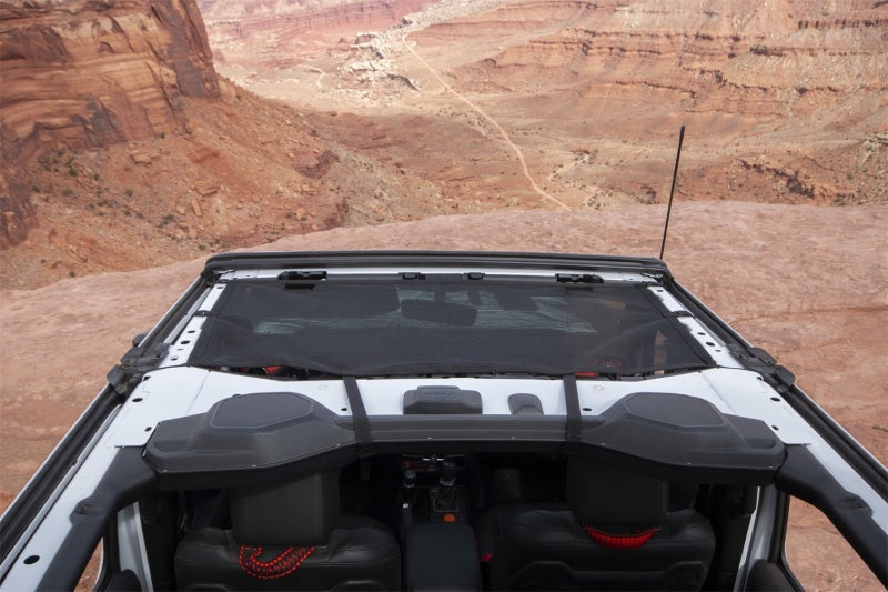 Rugged Ridge Eclipse Sun Shade Black Front 18-20 Jeep Wrangler JLU/JT Rugged Ridge Car Covers  AXOPROS