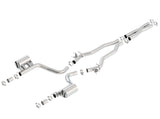 Borla 15-16 Dodge Challenger Hellcat 6.2L V8 ATAK w/ Valve Simulator CB Exhaust Factory Valance Borla Catback  AXOPROS