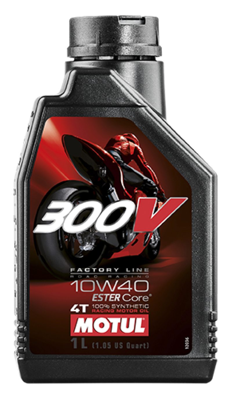 Motul 1L Synthetic-ester Oil 300V Factory Line Road Racing 10W40 Motul Motor Oils  AXOPROS