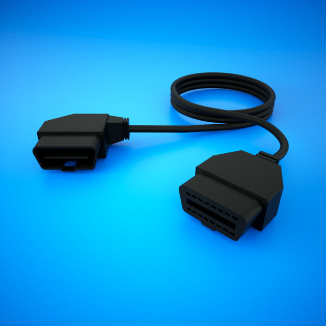 HPT OBDII Cable Extension - Right Angle - 5ft HP Tuners Programmer Accessories  AXOPROS