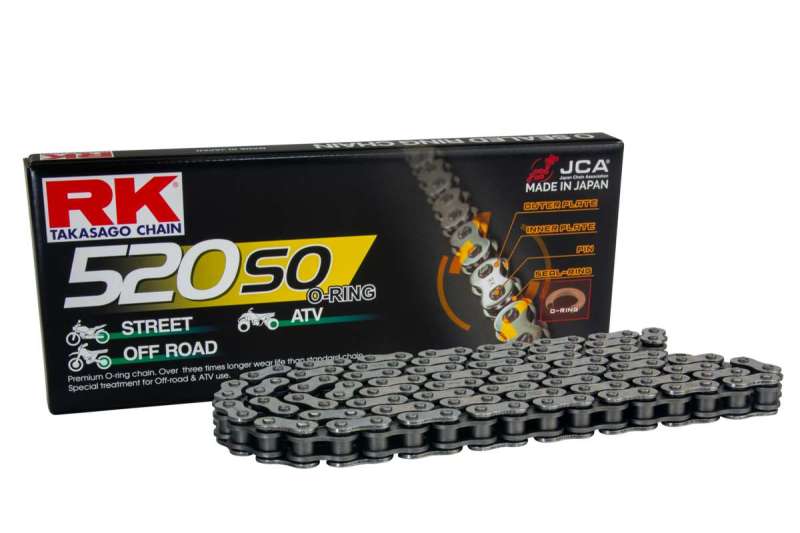 RK Chain 520SO-120L O-Ring - Natural RK Chain Chains  AXOPROS