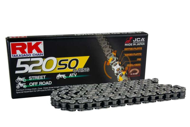 RK Chain 520SO-120L O-Ring - Natural RK Chain Chains  AXOPROS
