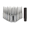 Mishimoto Steel Spiked Lug Nuts M12x1.5 20pc Set - Chrome Mishimoto Lug Nuts  AXOPROS